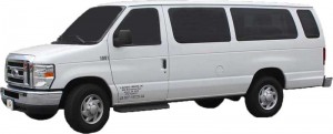 White Executive Van